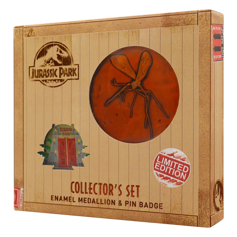 Jurassic Park Medallion and Pin Set Cosplay Prop - Tophatter Daily Deals