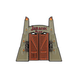 Jurassic Park Gates Hinged Pin Badge Pin Badge - Tophatter Daily Deals