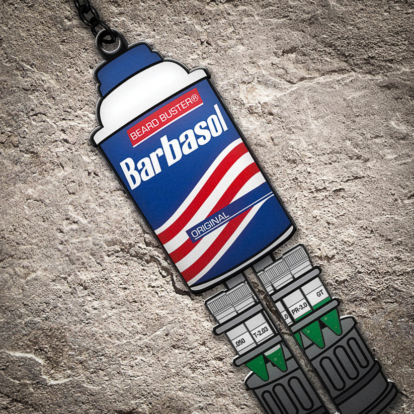 Jurassic Park – Sliding Barbasol Can Keyring Keyring - Tophatter Daily Deals