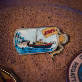 Jaws 50th Anniversary Ship in Bottle Pin Badge