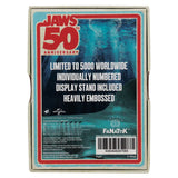 Jaws - 50th Anniversary Poster Limited Edition Ingot Poster - Tophatter Daily Deals