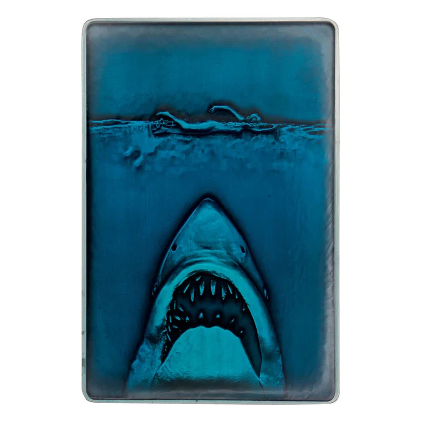 Jaws - 50th Anniversary Poster Limited Edition Ingot Poster - Tophatter Daily Deals