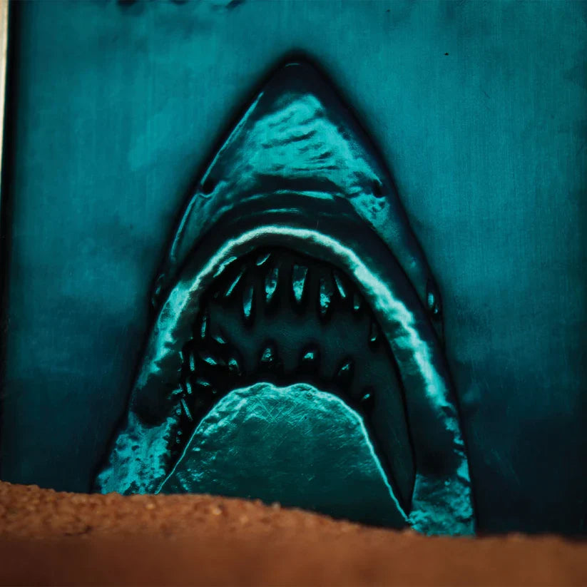 Jaws - 50th Anniversary Poster Limited Edition Ingot Poster - Tophatter Daily Deals