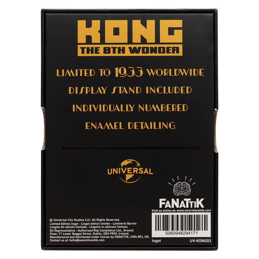 King Kong The 8th Wonder - Limited Edition Ingot