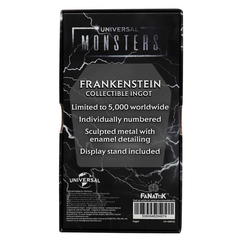Universal Monsters Frankenstein’s Monster Ingot Replica Coin - Tophatter Daily Deals