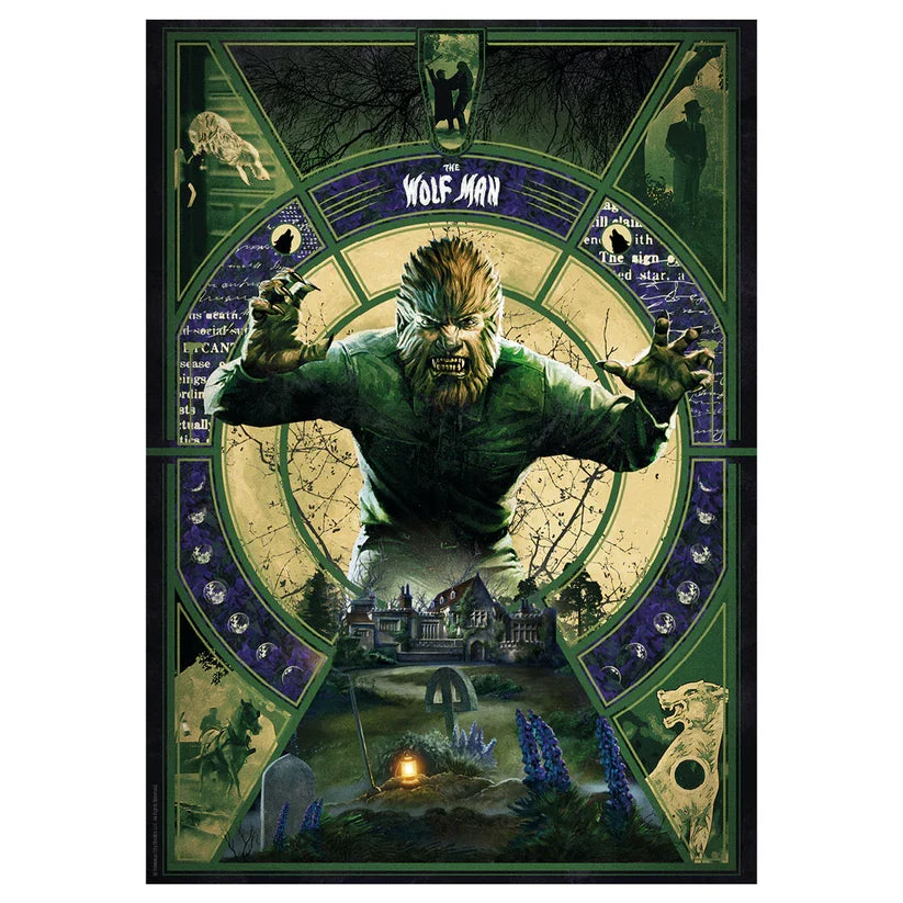 Universal Monsters The Wolfman Limited Edition Art Print Art Print - Tophatter Daily Deals