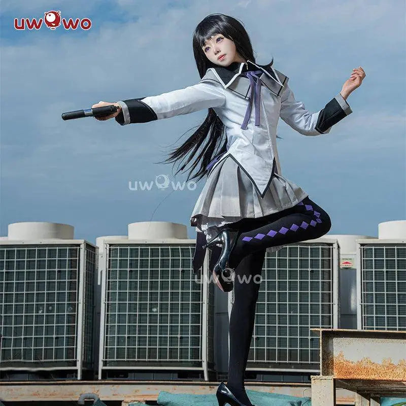 UWOWO Collab Series: Puellaa Magii Madoka Magicaa Akemii Homuraa Cospaly Costume S-4XL Cosplay Outfits Costume - Tophatter Daily Deals
