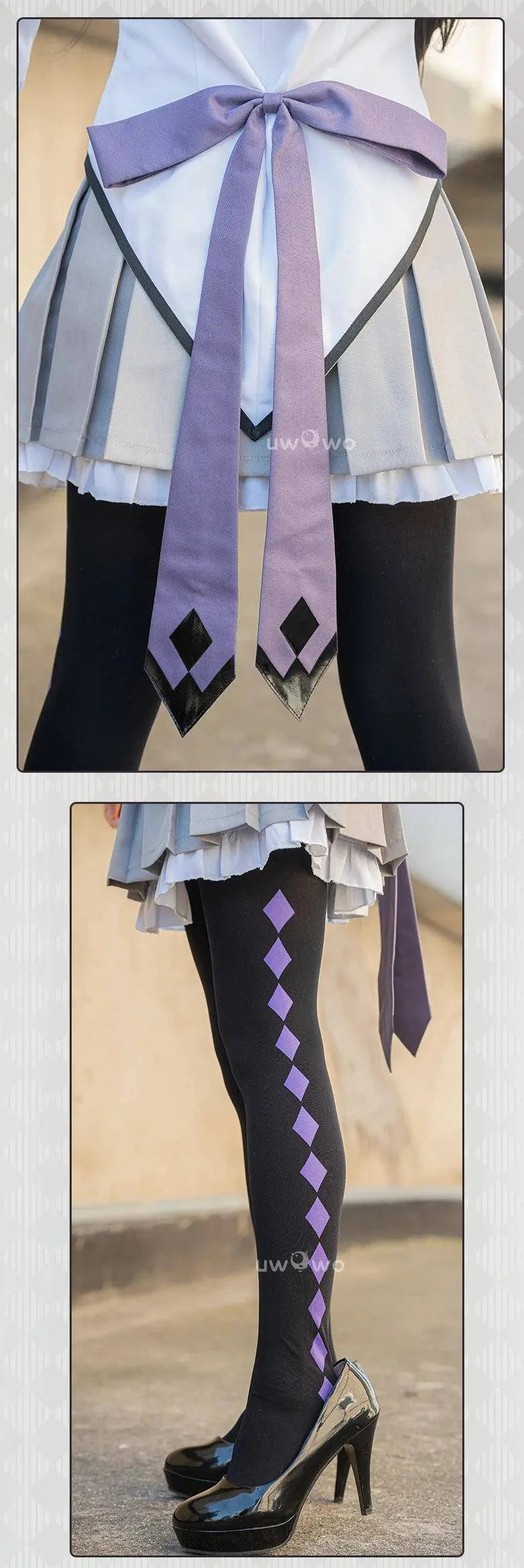 UWOWO Collab Series: Puellaa Magii Madoka Magicaa Akemii Homuraa Cospaly Costume S-4XL Cosplay Outfits - Tophatter Daily Deals