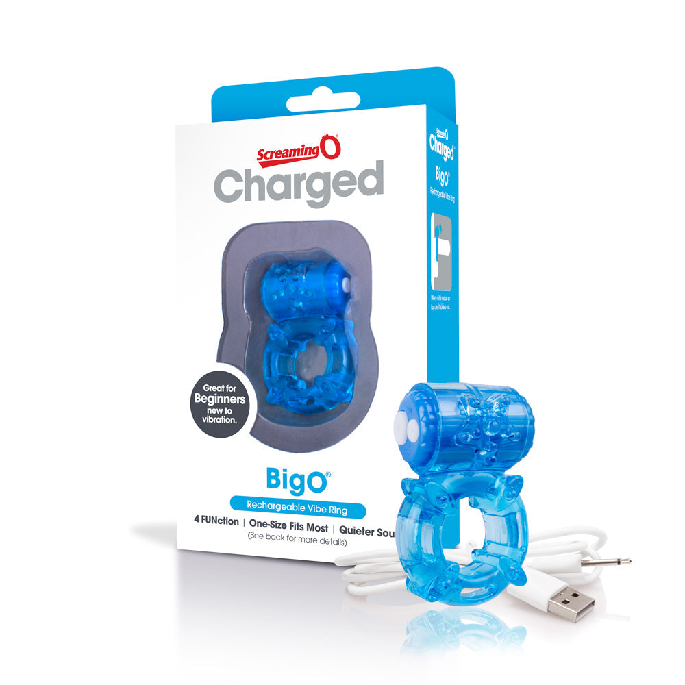 Screaming O Charged BigO – Rechargeable Vibrating Cock Ring > Cock Ring > Vibrating - Tophatter Daily Deals