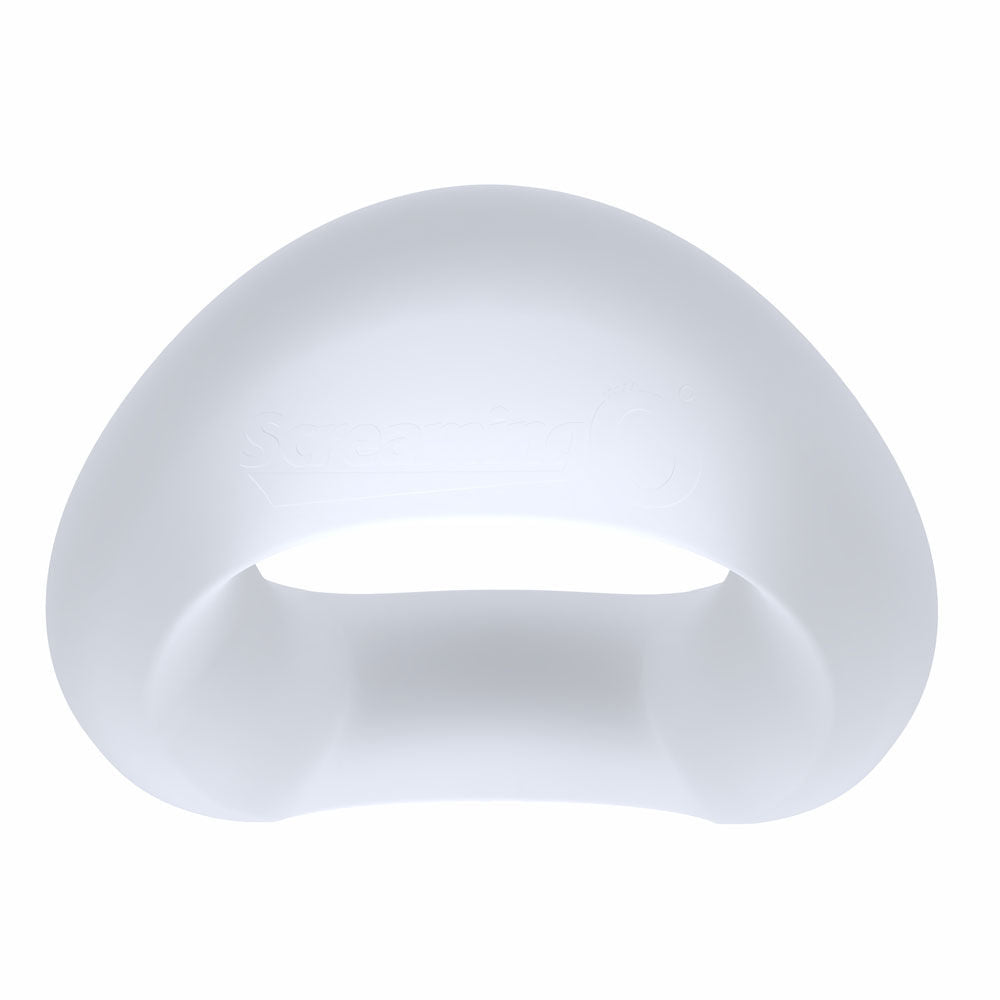 Screaming O Swingo Curve (Clear) – Stretchy True Silicone Cock Ring > Cock Ring > Single - Tophatter Daily Deals