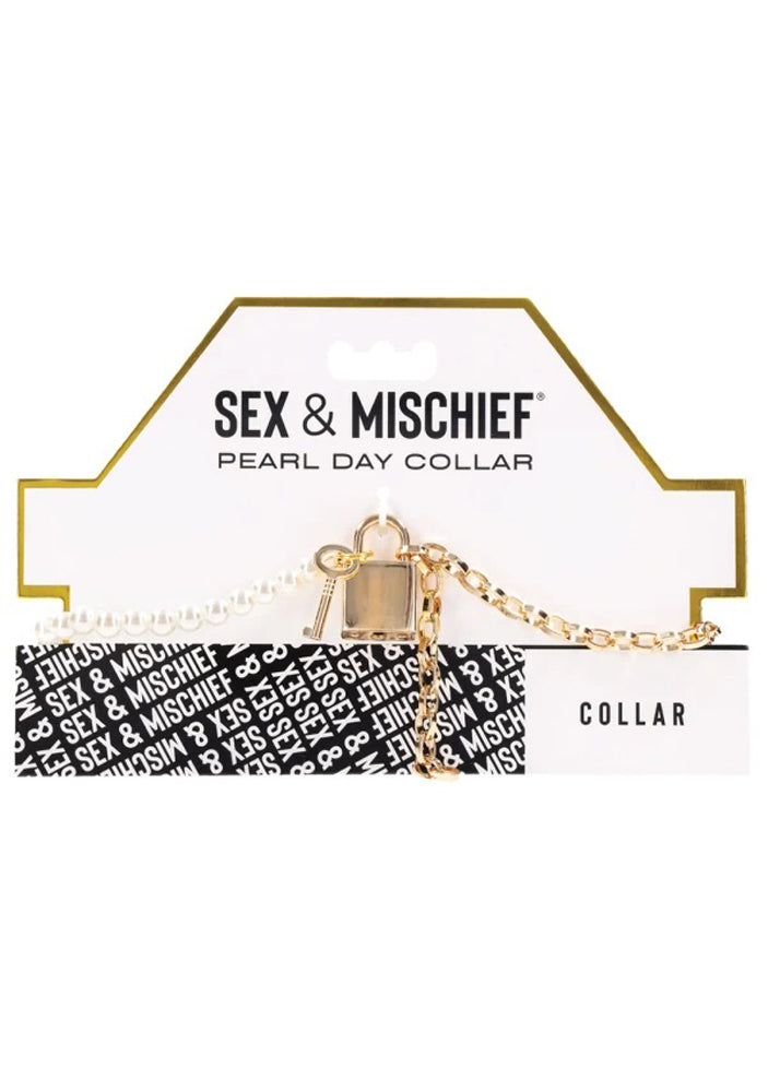 Sex and Mischief Pearl Day Collar > Bondage Gear > Collars & Leashes - Tophatter Daily Deals