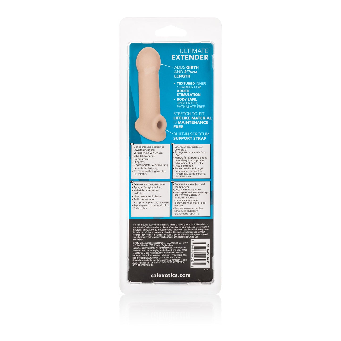 Ultimate Penis Extender Sleeve with Scrotum Support Strap Adds 2 Inches Length and Girth > Sex Toys For Men > Penis Sleeves - Tophatter Daily Deals