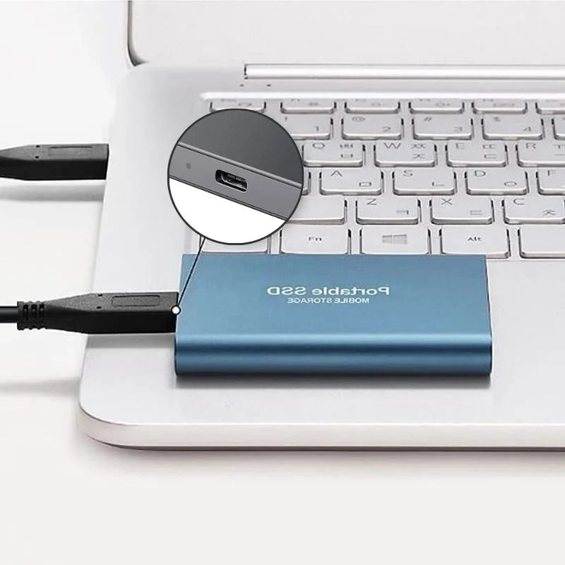 External SSD Portable USB 3.1 Ultra Fast Backup Drive - Tophatter Daily Deals