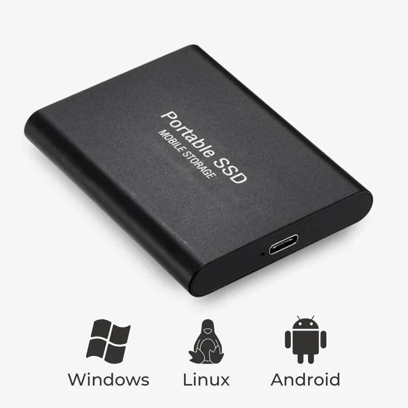 External SSD Portable USB 3.1 Ultra Fast Backup Drive - Tophatter Daily Deals