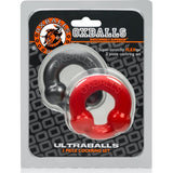 Ultraballs 2 Pack Cockring Steel and Red > Cock Ring > Sets - Tophatter Daily Deals