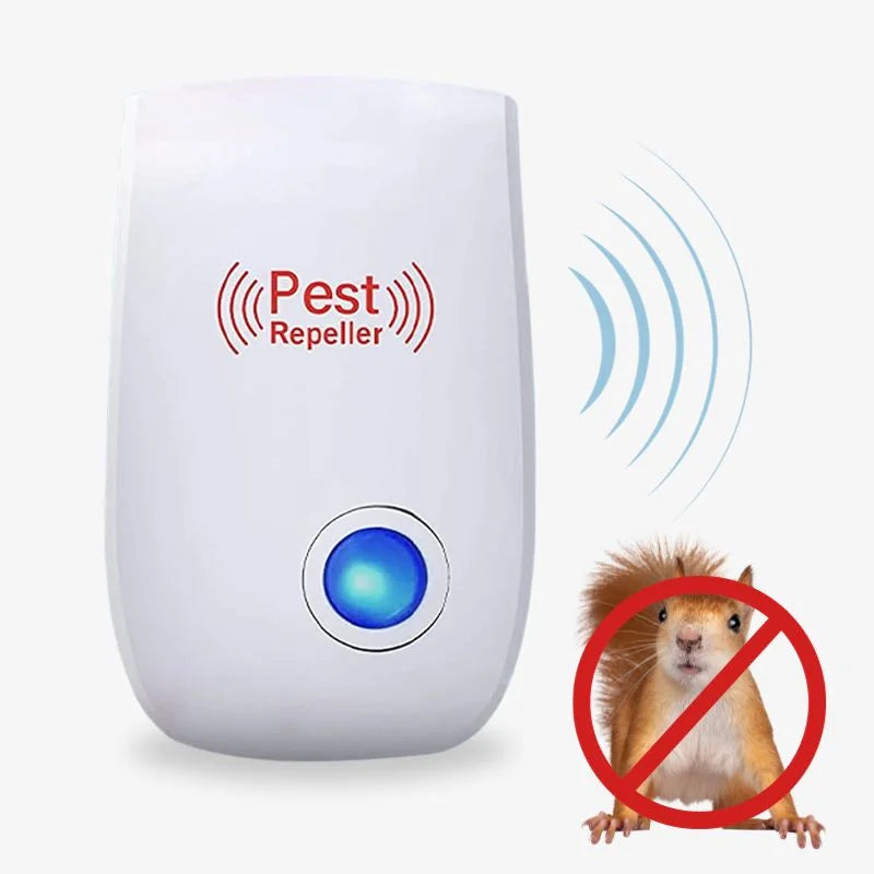 Ultrasonic Squirrel Repeller Silent Pest Deterrent Safe - Tophatter Daily Deals