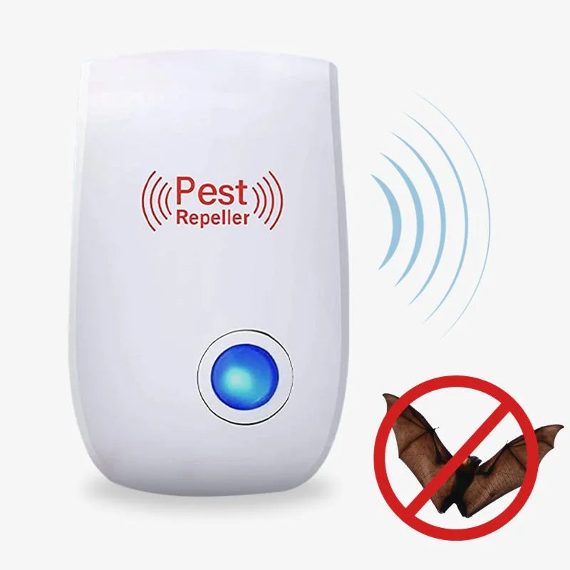 Ultrasonic Bat Repellent Device Silent Odor Free Safe Buy 1 Repeller - Tophatter Daily Deals