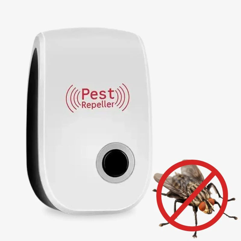 Ultrasonic Fly Repeller Silent Indoor Pest Control Safe Buy 1 Repeller - Tophatter Daily Deals