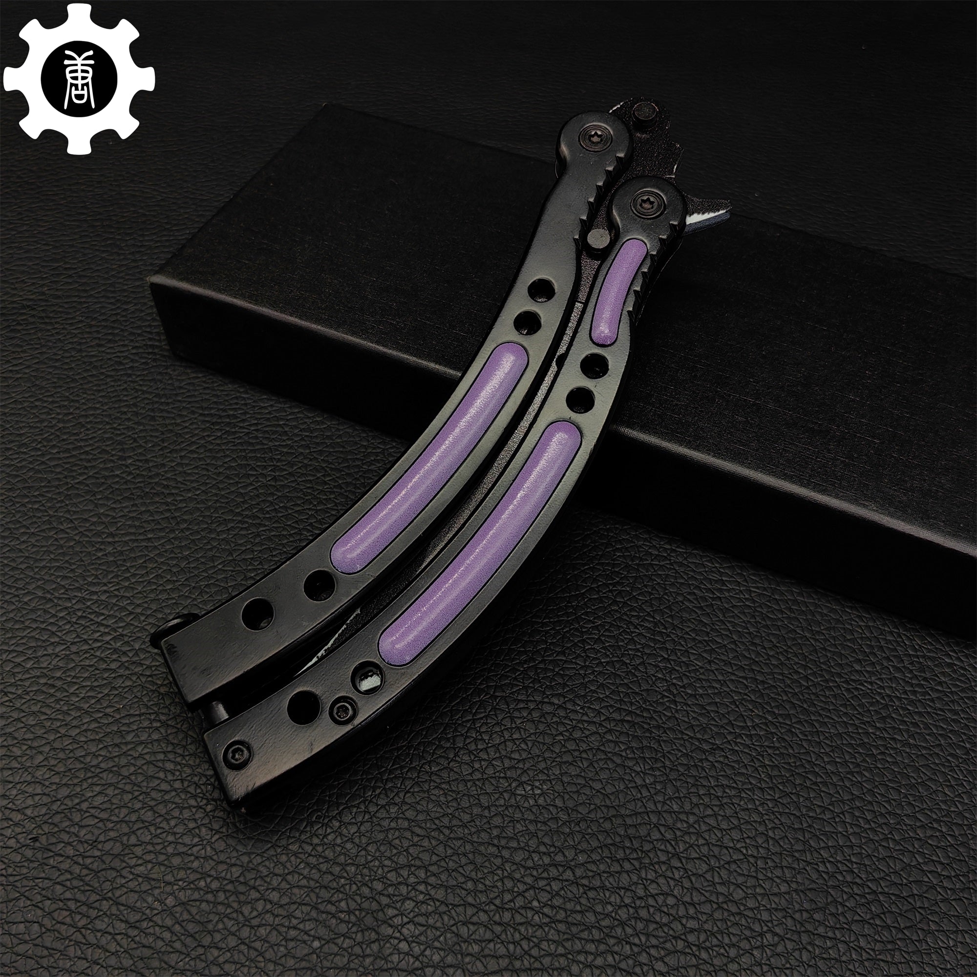 Ultraviolet Balisong Stainless Steel Game Butterfly Knife - Tophatter Daily Deals