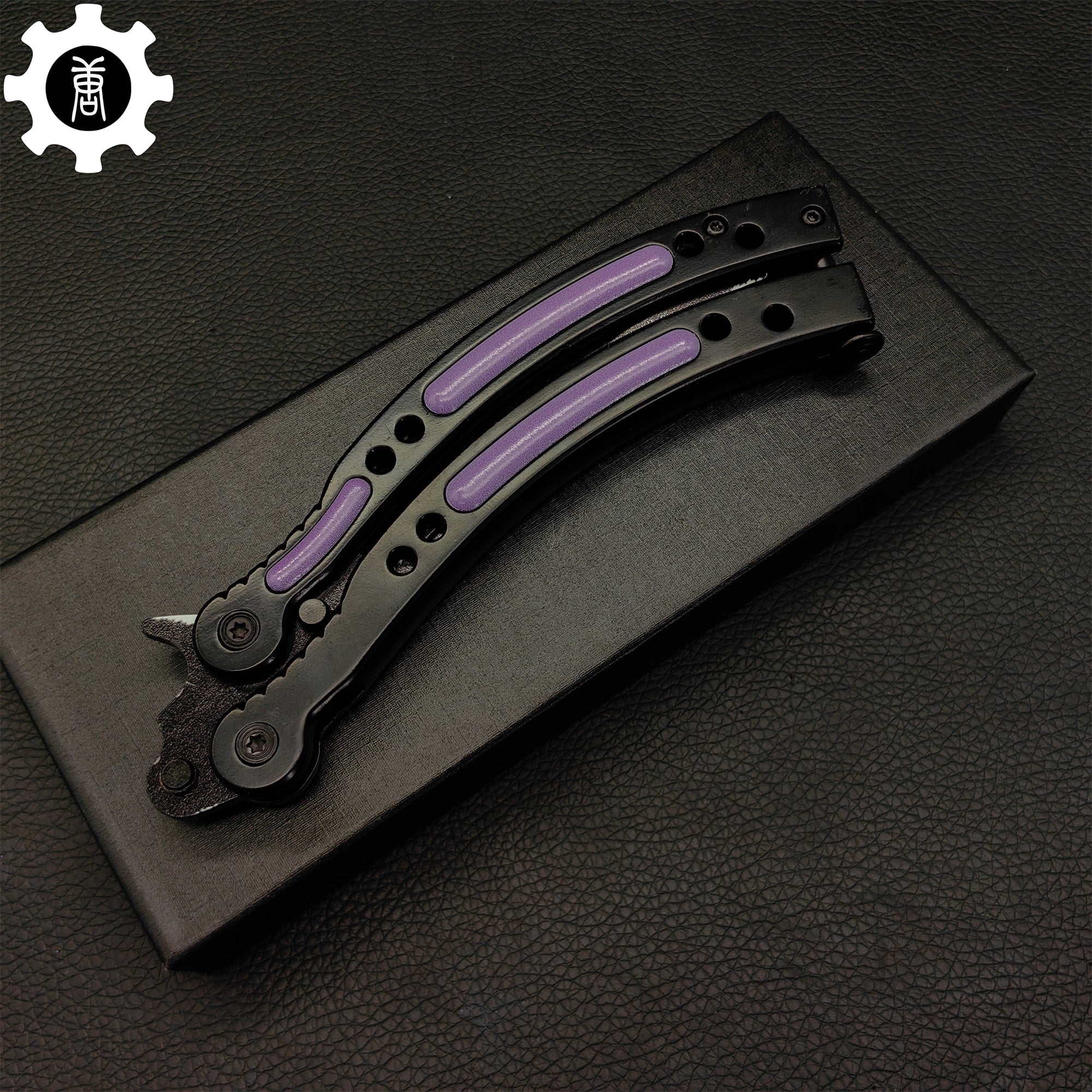 Ultraviolet Balisong Stainless Steel Game Butterfly Knife - Tophatter Daily Deals