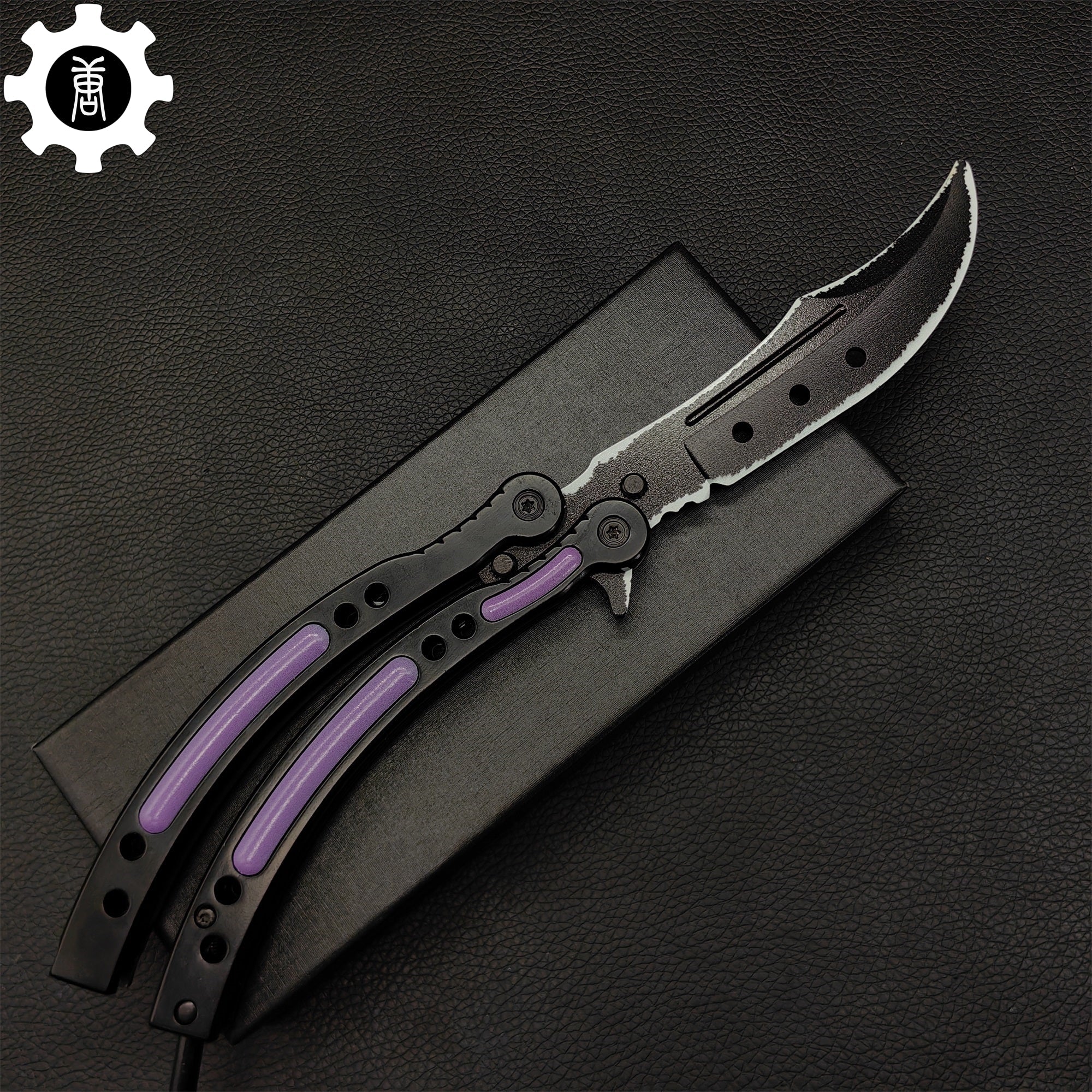 Ultraviolet Balisong Stainless Steel Game Butterfly Knife - Tophatter Daily Deals