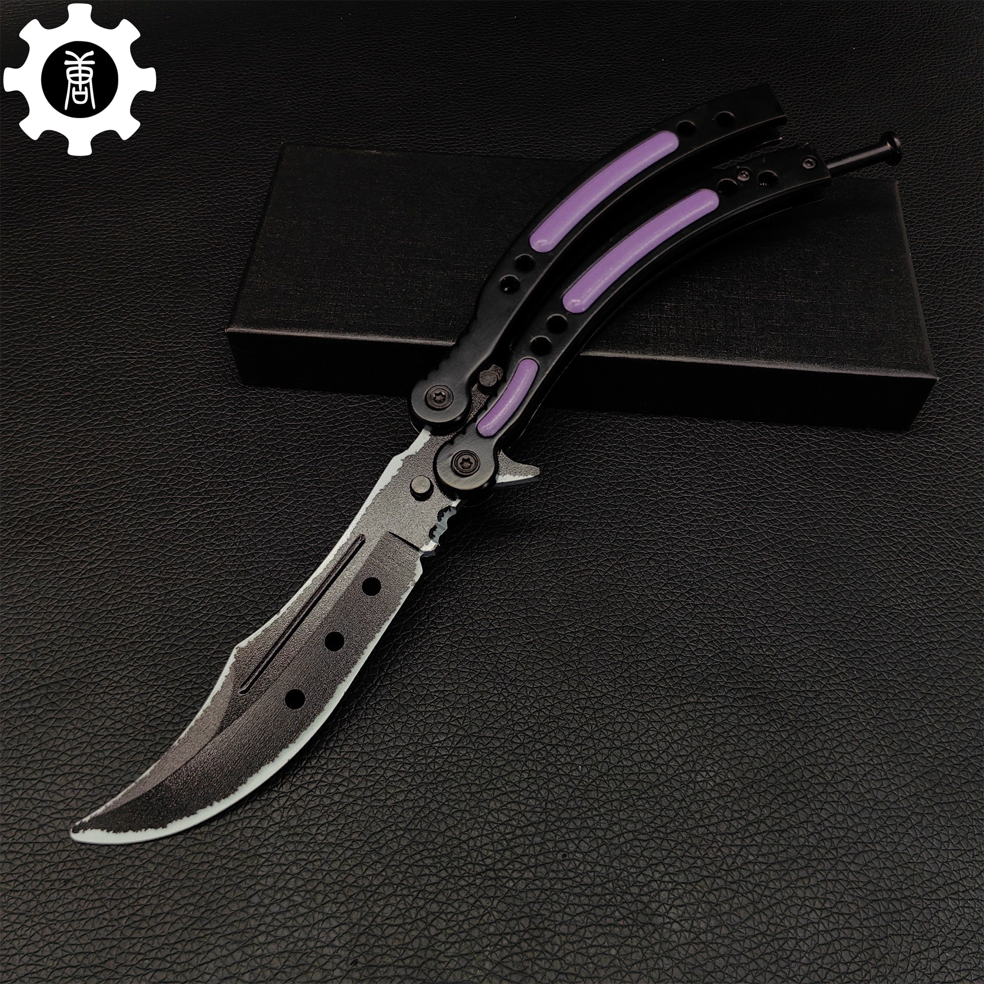 Ultraviolet Balisong Stainless Steel Game Butterfly Knife - Tophatter Daily Deals