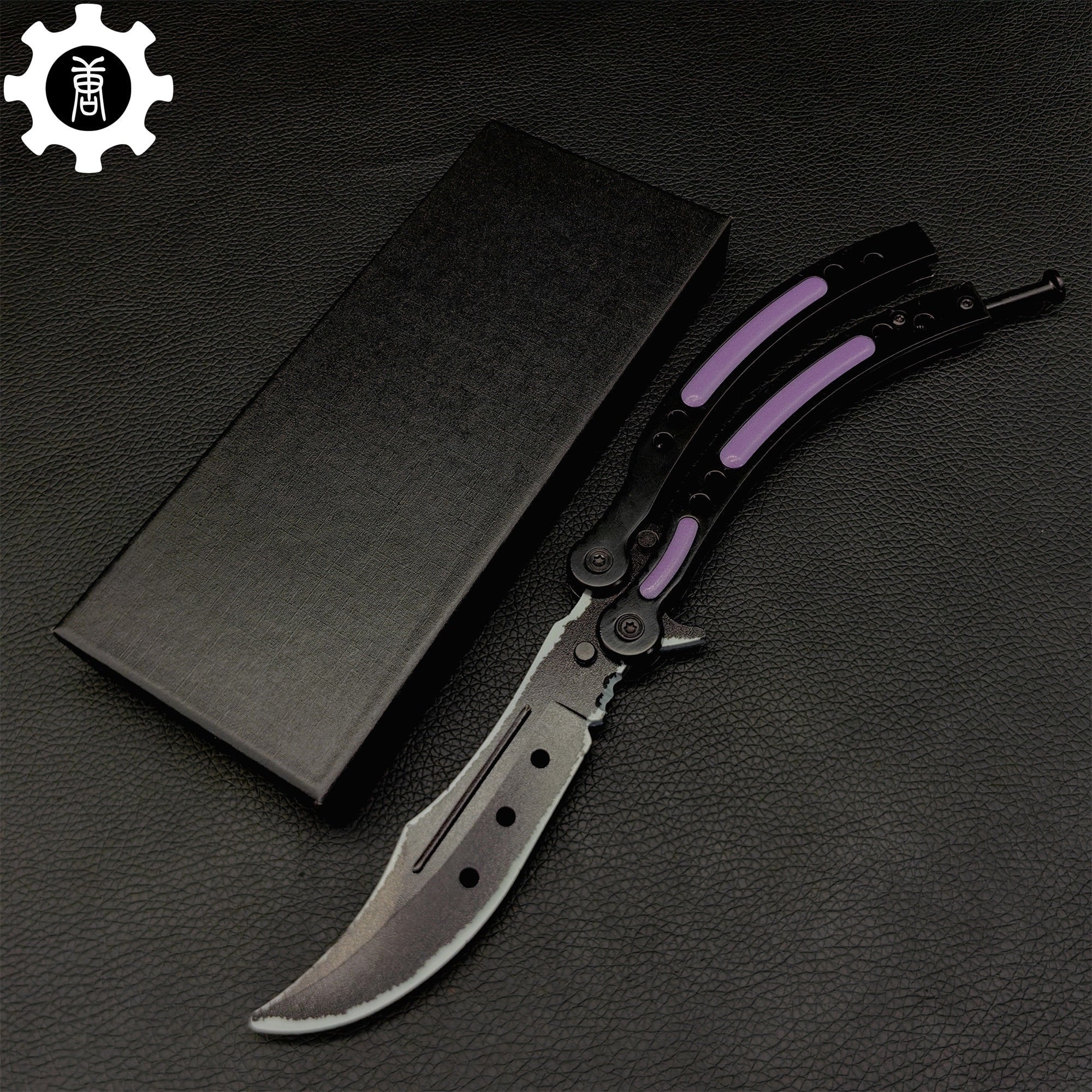 Ultraviolet Balisong Stainless Steel Game Butterfly Knife - Tophatter Daily Deals