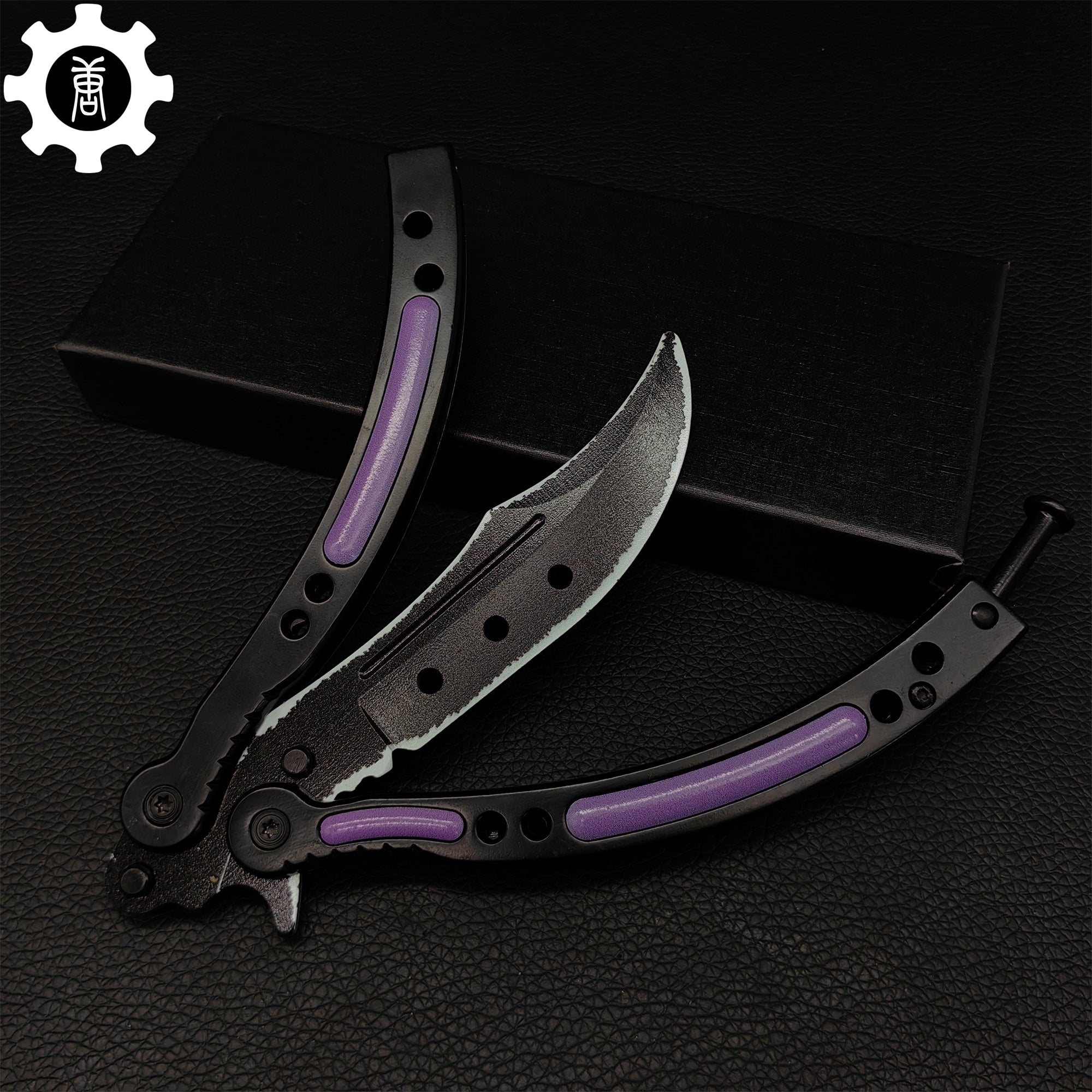 Ultraviolet Balisong Stainless Steel Game Butterfly Knife - Tophatter Daily Deals