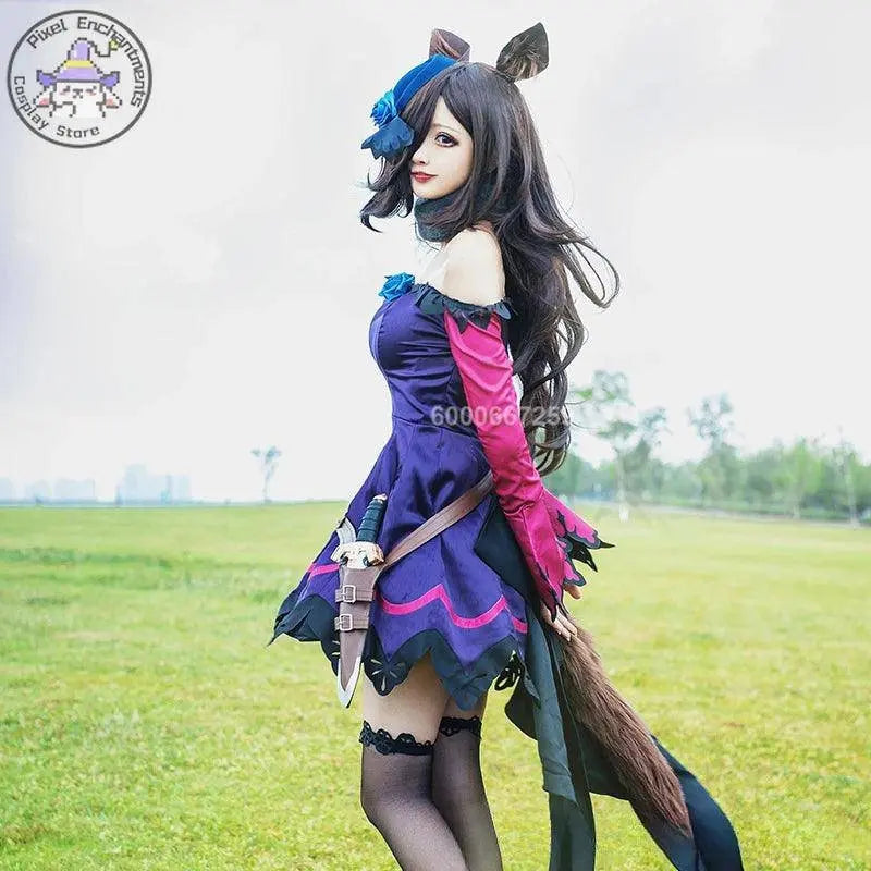 Umamusume:Pretty Derby Anime Rice Shower Cosplay Costumes Battle Suit Women Lovely Dress Role Play Halloween Party Outfit - Tophatter Daily Deals