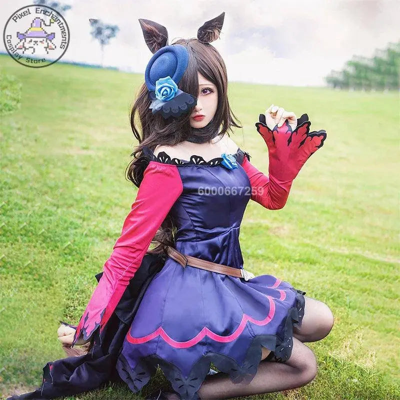Umamusume:Pretty Derby Anime Rice Shower Cosplay Costumes Battle Suit Women Lovely Dress Role Play Halloween Party Outfit - Tophatter Daily Deals