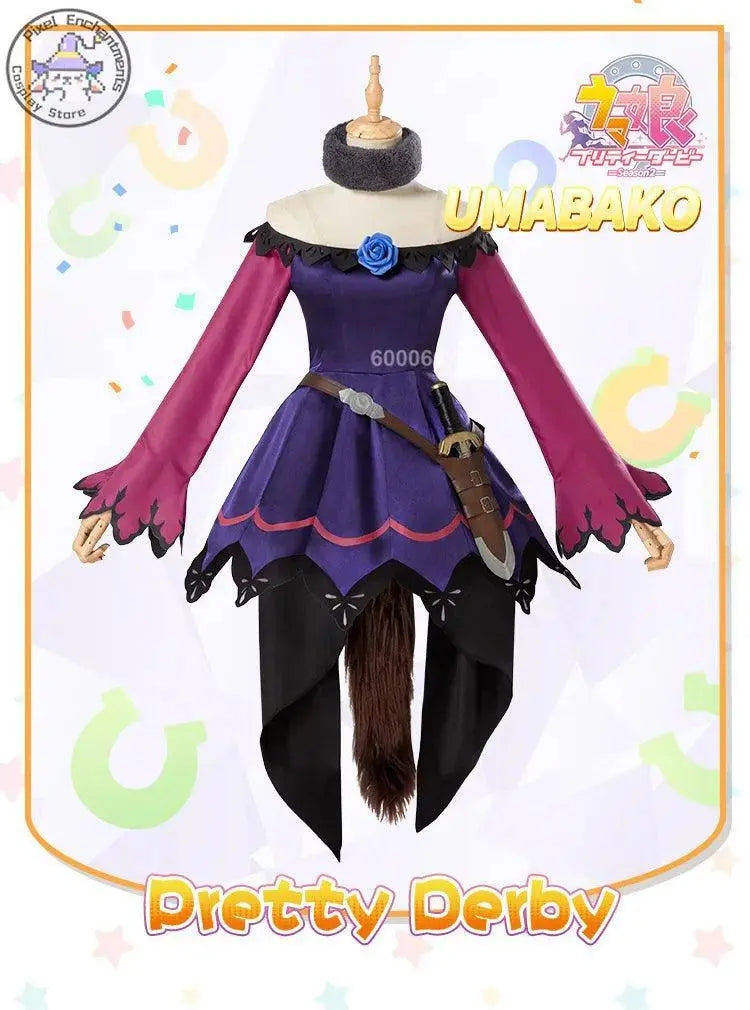 Umamusume:Pretty Derby Anime Rice Shower Cosplay Costumes Battle Suit Women Lovely Dress Role Play Halloween Party Outfit - Tophatter Daily Deals