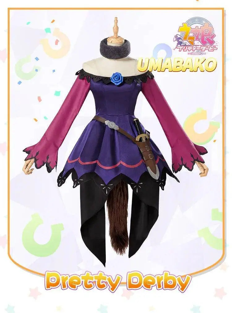 Umamusume:Pretty Derby Anime Rice Shower Cosplay Costumes Battle Suit Women Lovely Dress Role Play Halloween Party Outfit - Tophatter Daily Deals
