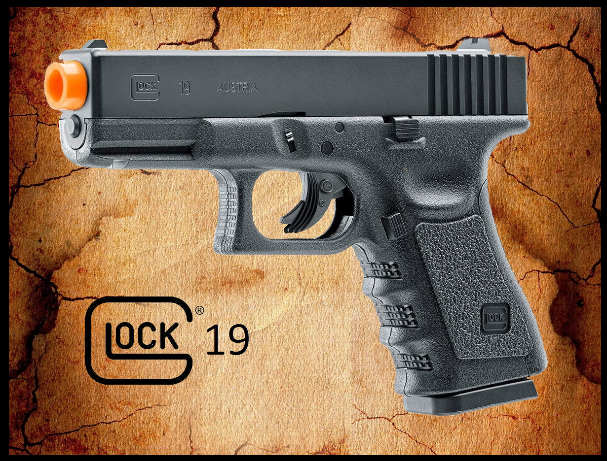 Licensed GLOCK 19 Gen3 Non-Blowback CO2 Airsoft Pistol by Elite Force Airsoft-Gas/C02pistol - Tophatter Daily Deals