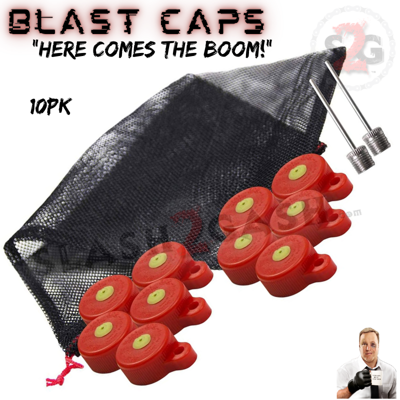 Umarex Big Blast Cap Target Inflator Kit w/ Foot Pump 80psi - 10 Pack Blowgun Darts/Accessories - Tophatter Daily Deals