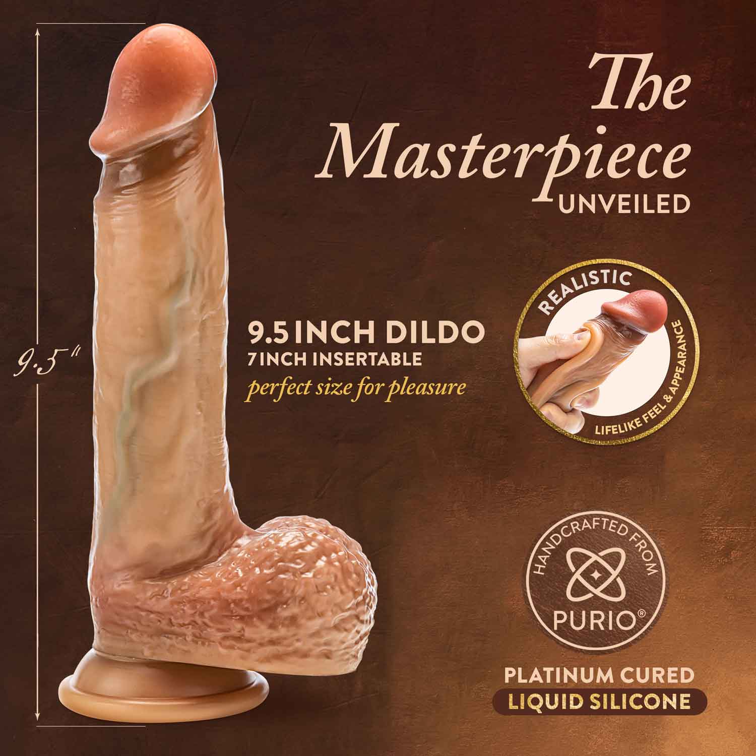 Renaissance Raphael – 9.5 Inch Realistic Sliding Foreskin Dildo > Dildos > Realistic Dildos - Tophatter Daily Deals