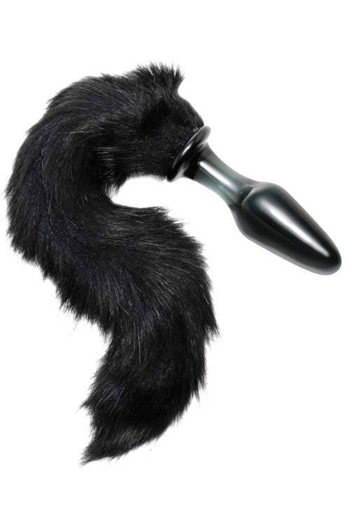 Midnight Glass Fox Tail Plug Sex Toys - Tophatter Daily Deals