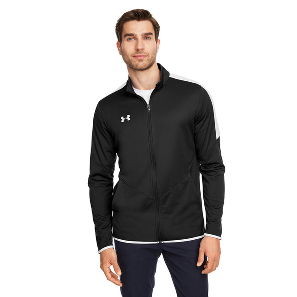 Under Armour Men's Rival Knit Jacket Black Jackets - Tophatter Daily Deals