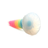 Uni-Glow Rainbow Glow In The Dark 7.9 Inch Dildo - Tophatter Daily Deals