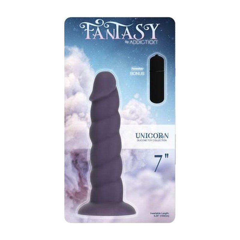 Unicorn Dildo 7 Inch Purple Silicone > Dildos > Neutral Dildos - Tophatter Daily Deals