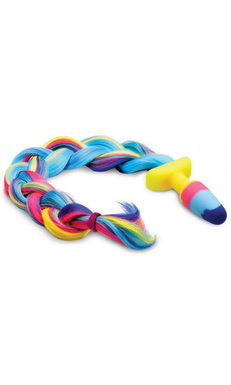 Rainbow Unicorn Plug Rainbow Tails - Tophatter Daily Deals