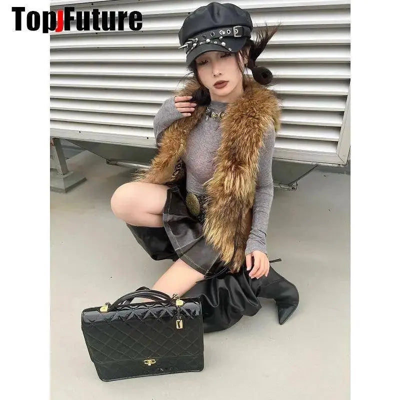 Unisex style Harajuku Gothic Lolita Hat Women Men Punk Biker Style beret subculture metal Cap Streetwear Rivet spike Arm Cap - Tophatter Daily Deals