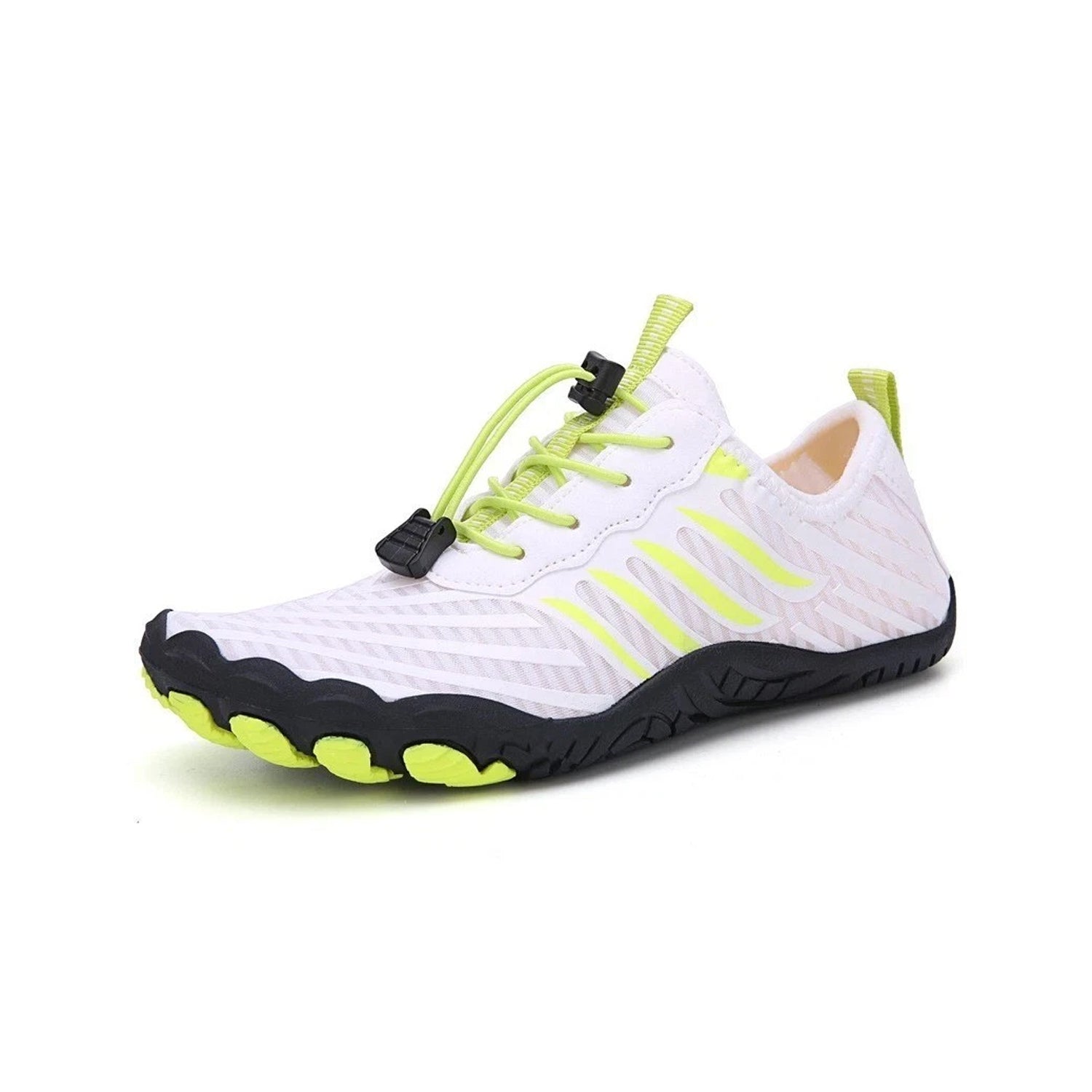Flat Running Shoes – Breathable Mesh Sports Shoes for Daily Wear & Exercise White Flat running shoes - Tophatter Daily Deals