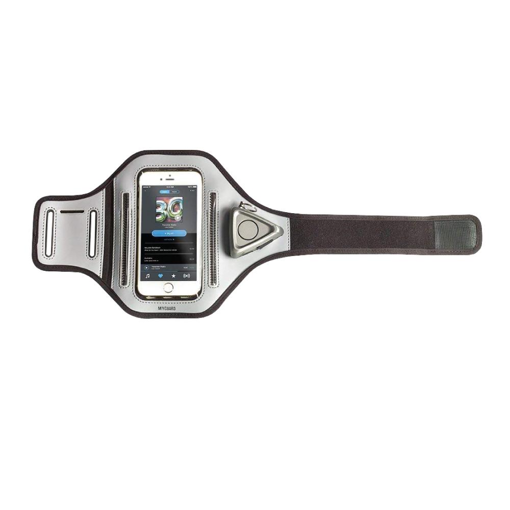 MYGUARD SPORT LED Armband & Safety Alarm w/Phone Holder Alarm - Tophatter Daily Deals
