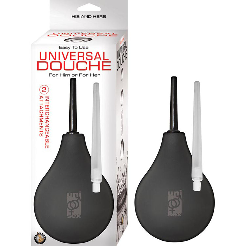 Universal Black Douche System With Two Interchangeable Heads > Essentials > Douches - Tophatter Daily Deals