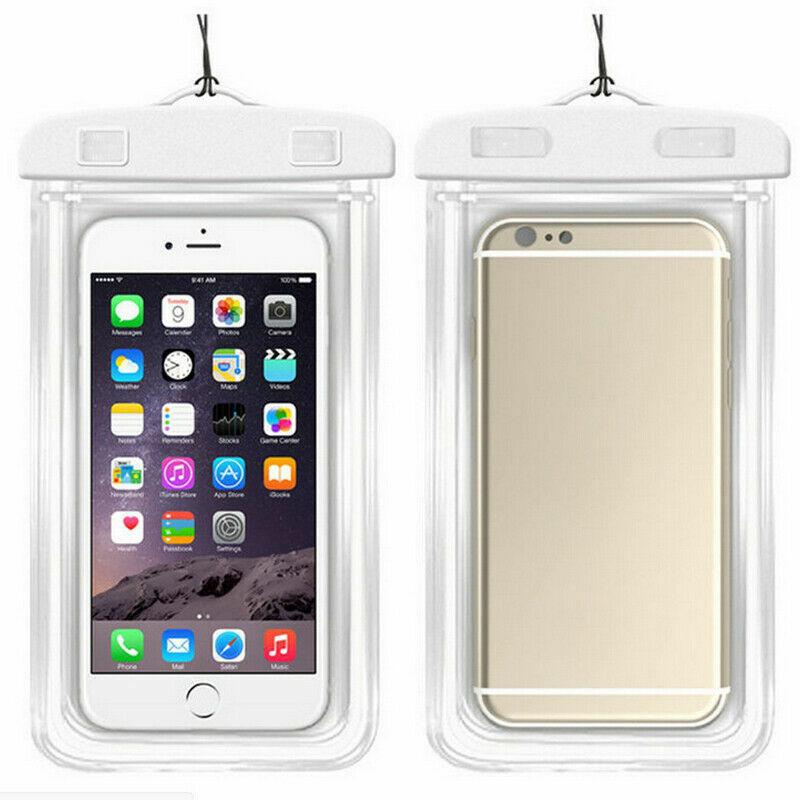 Best Waterproof Phone Case UK - Universal Waterproof Underwater Phone Case Dry Bag Pouch For All Smartphones White Apparel & Accessories - Tophatter Daily Deals