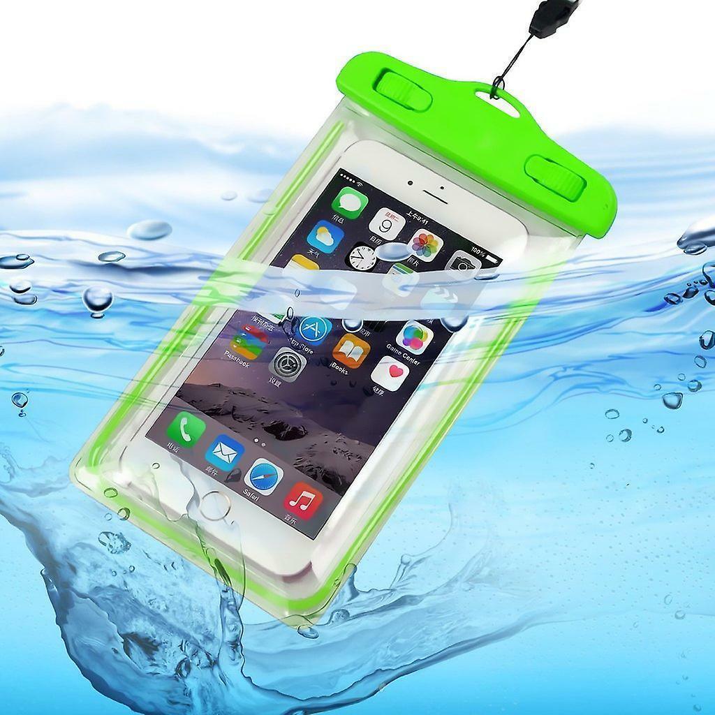 Best Waterproof Phone Case UK - Universal Waterproof Underwater Phone Case Dry Bag Pouch For All Smartphones Green Apparel & Accessories - Tophatter Daily Deals