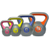 KettleBell Weight Set - Multi-Color Unisex Vinyl KettleBell Weight Set Exercise & Fitness - Tophatter Daily Deals