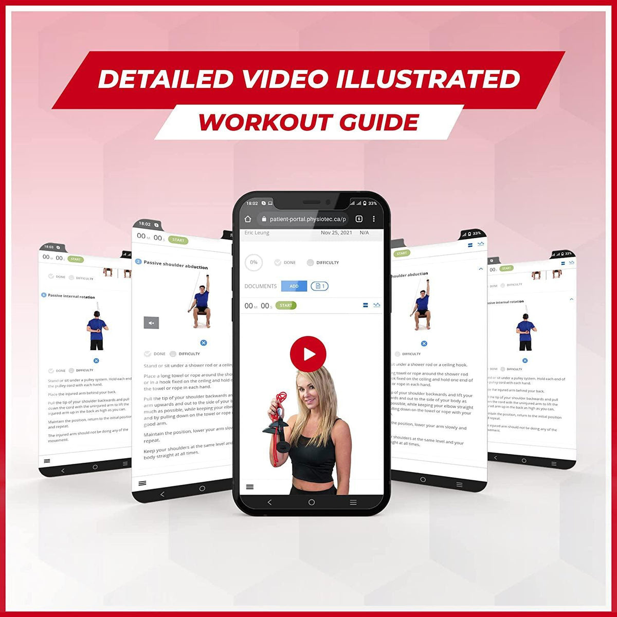 Shoulder Workouts Cables - Shoulder Workouts Pulley, Super Brace Shoulder Pulley Exercise Aid for Physiotherapy Exercise & Fitness - Tophatter Daily Deals