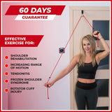 Shoulder Workouts Cables - Shoulder Workouts Pulley, Super Brace Shoulder Pulley Exercise Aid for Physiotherapy Exercise & Fitness - Tophatter Daily Deals