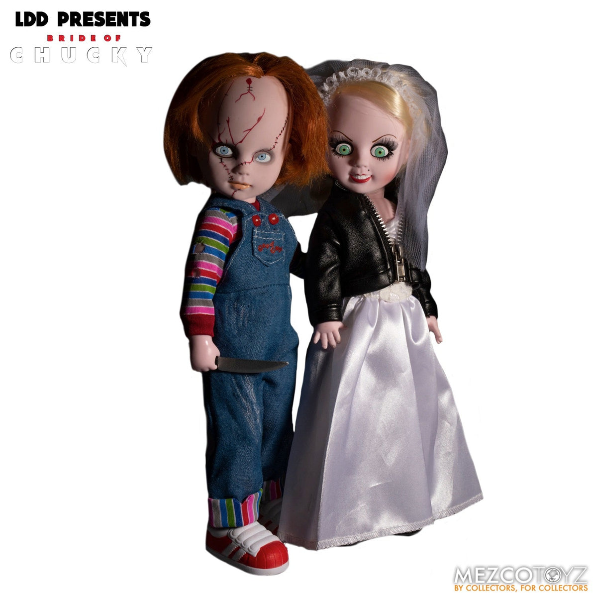 Bride Of Chucky - Living Dead Dolls Presents Chucky and Tiffany Collectible Doll - Tophatter Daily Deals